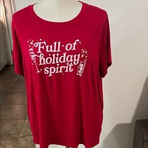 Torrid Red Holiday Spirit Tee
